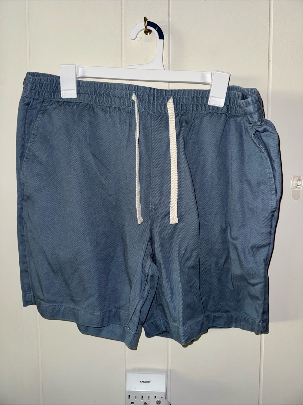 Goodfellow & Co Slate Blue Drawstring Athletic Shorts